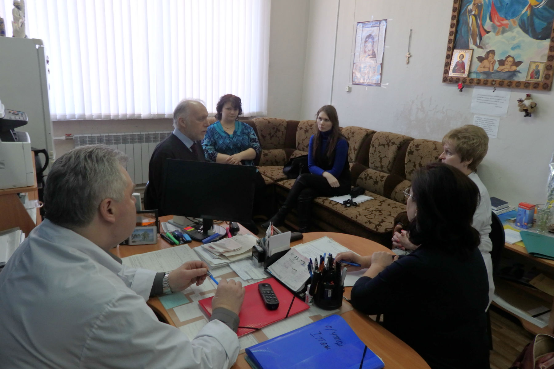 Межведомственное совещание в Усть-Лужской больнице